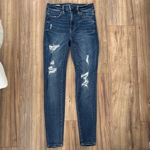 American Eagle High Rise Jegging - Size: 2 Regular